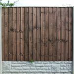 Feather edge fence panel