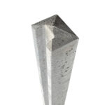 Slotted Concrete End Fence Post