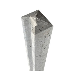 Slotted Concrete End Fence Post