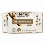 Post mix concrete