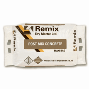 Post mix concrete