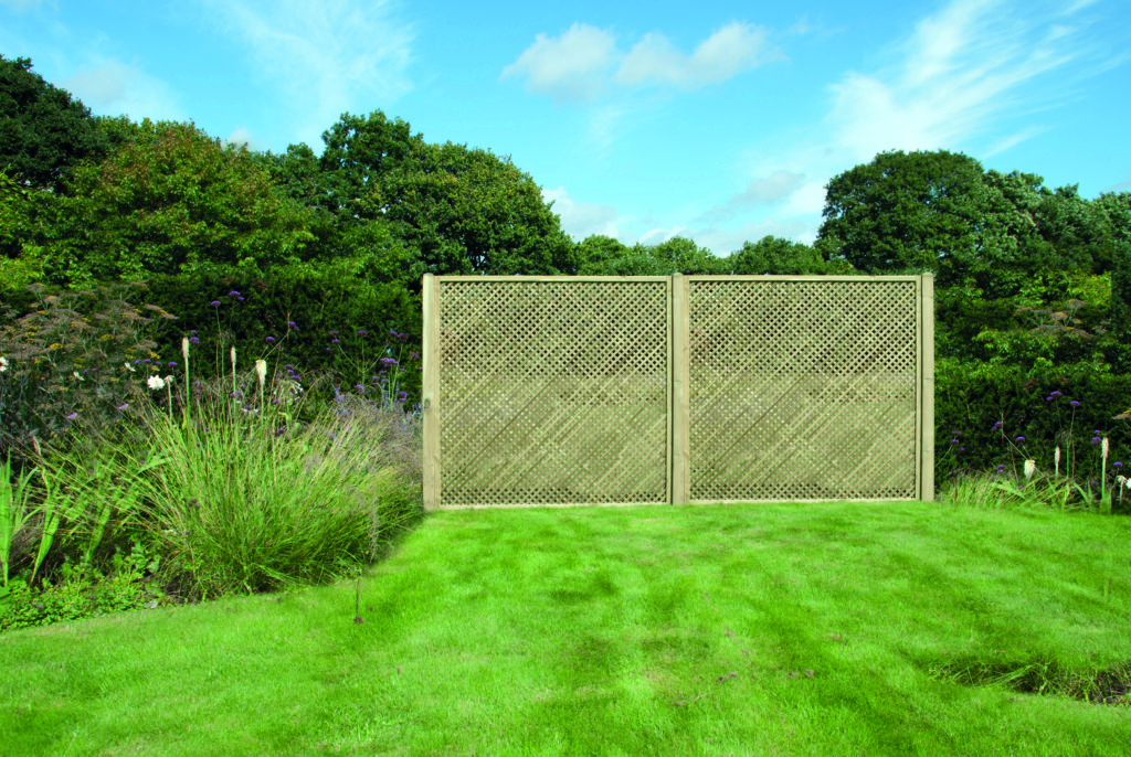Straight Top Privacy Trellis Panels Oakdale Fencing
