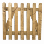 roundtop picket gate