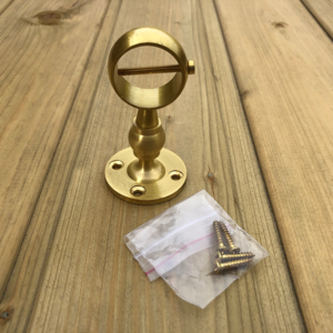 Brass decking hand rail