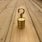 brass hook end for decking rope
