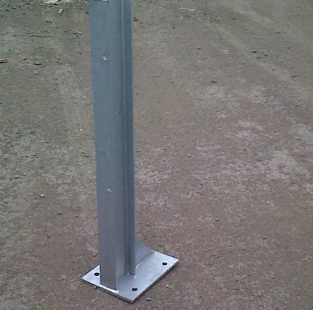 Concrete-In Barrier H Post - Oakdale Fencing