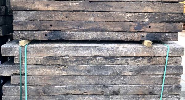 reclaimed railway sleepers stock