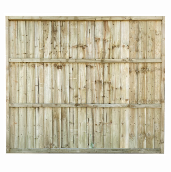 Feather edge sales fence panels