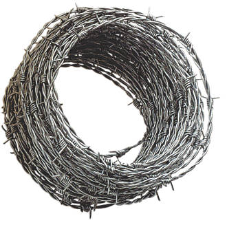 SIMBA STEEL Premium Barbed Wire Fencing – 16 GA, 4-Point, Galvanized (25ft / 50ft / 328ft)