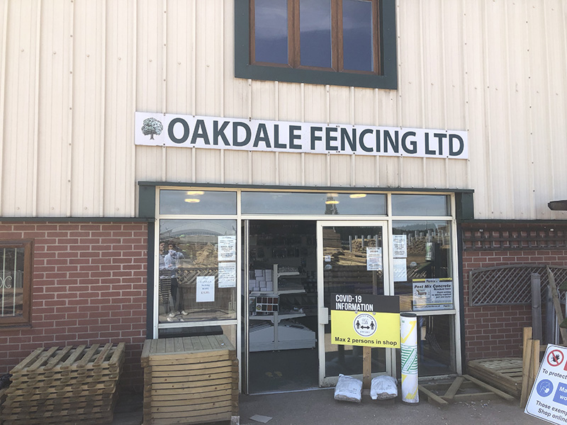 Oakdale Fencing front of store